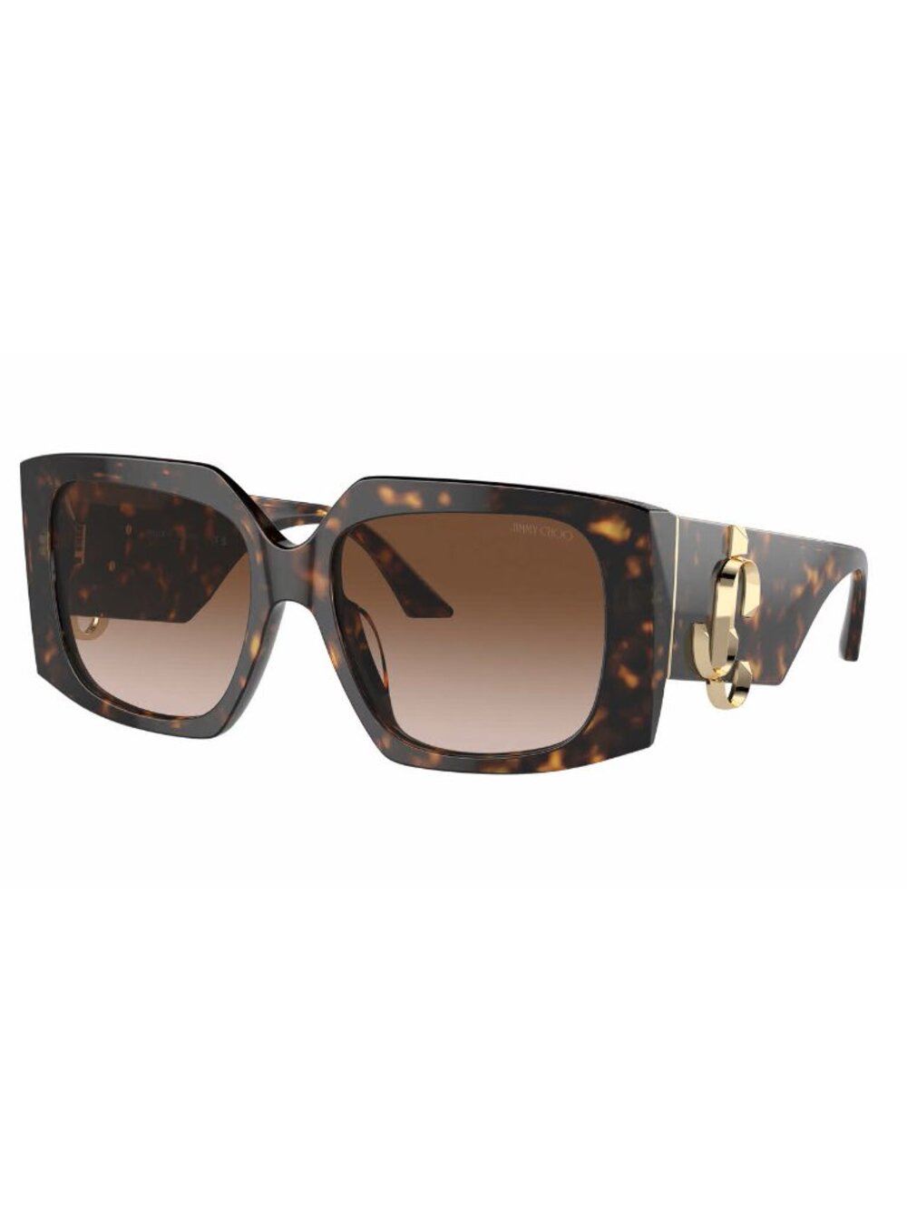 NEW JIMMY CHOO JC5006U 500213 Sunglasses Havana/Gradient Brown Lens 55mm Women’s